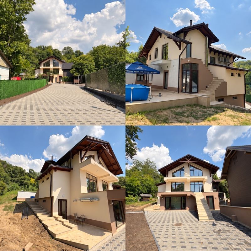 Casa văzută din patru unghiuri